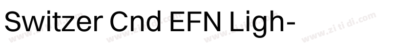 Switzer Cnd EFN Ligh字体转换